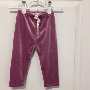 Baby velour leggings
